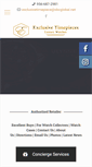 Mobile Screenshot of exclusivetimepieces.net